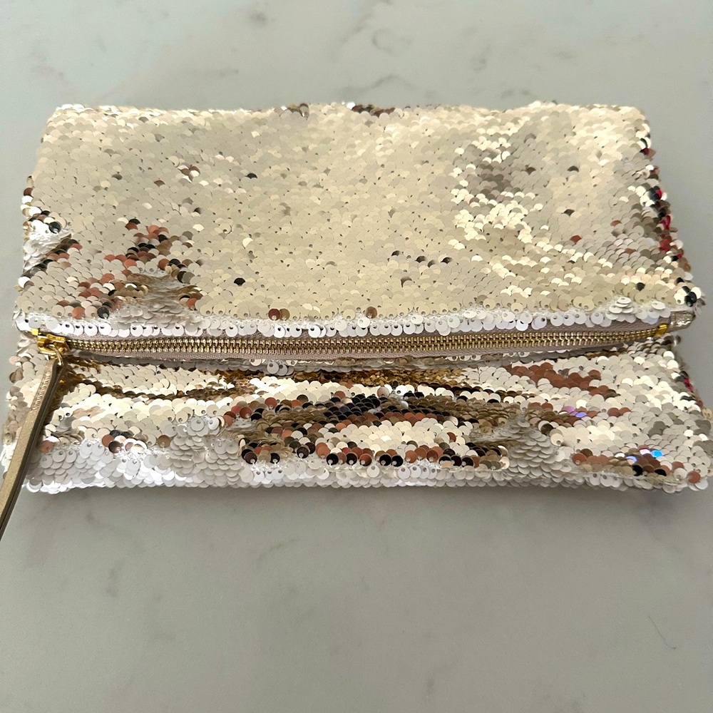 Stella & Dot Sequin Clutch